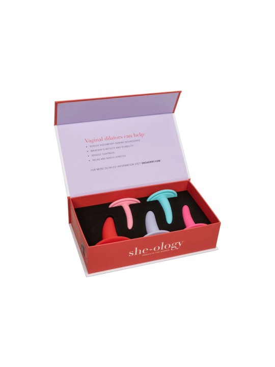 CALEXOTICS KIT 5PC DILATADORES VAGINALES O ANALES MULTICOLOR