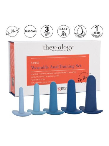 CALEXOTICS WEARABLE ANAL TRAINING SET 5 PIECES