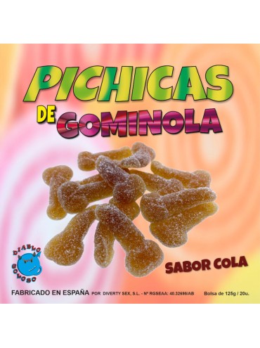 DIABLO GOLOSO PICHITAS DE GOMINOLA COLA