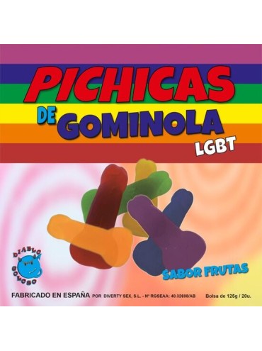 PRIDE PICHITAS DE GOMINOLA FRUTAS LGBT
