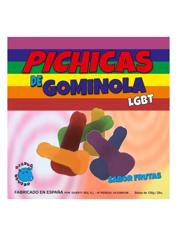 PRIDE PICHITAS DE GOMINOLA FRUTAS LGBT