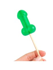 SECRETPLAY PIRULETA PENE CARAMELO MENTA CON EFECTO FRIO