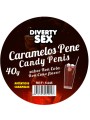 DIABLO PICANTE 20 CARAMELOS PENE CON SABOR RON COLA