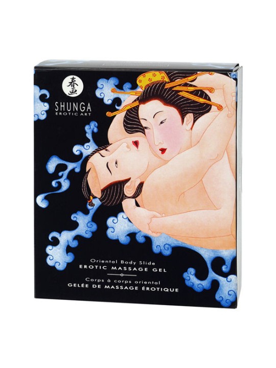 SHUNGA GEL DE MASAJE EROTICO CUERPO A CUERPO ORIENTAL FRUTAS EXOTICAS