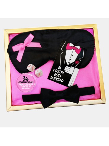 INEDIT KIT EROTICO ANTIFAZ EL POSTRE ESTA SERVIDO