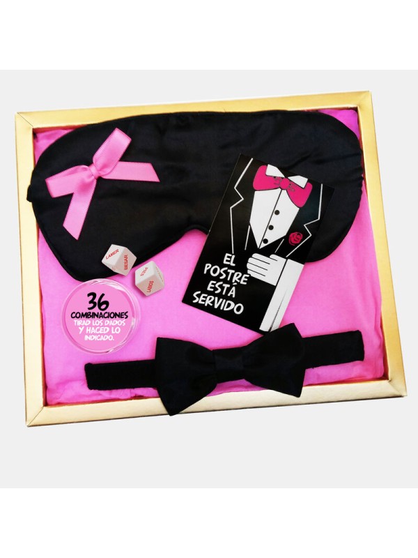 INEDIT KIT EROTICO ANTIFAZ EL POSTRE ESTA SERVIDO