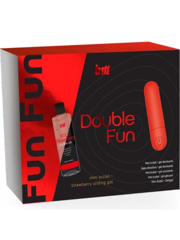 INTT RELEASES DOUBLE FUN KIT CON BALA VIBRADORA Y GEL DE MASAJE FRESA