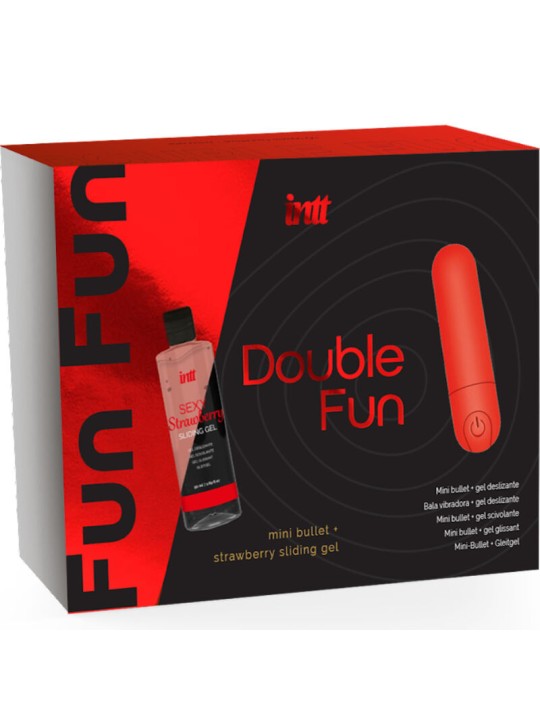 INTT RELEASES DOUBLE FUN KIT CON BALA VIBRADORA Y GEL DE MASAJE FRESA
