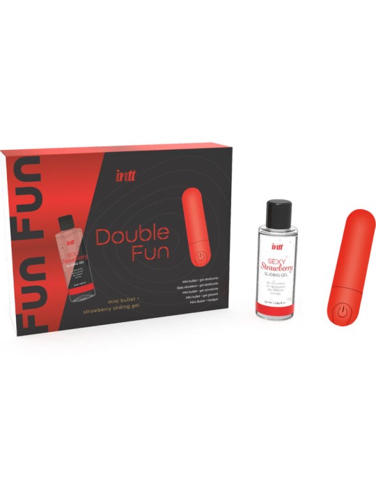 INTT RELEASES DOUBLE FUN KIT CON BALA VIBRADORA Y GEL DE MASAJE FRESA