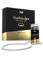 INTT MASSAGE ORAL SEX PEARLS IN LOVE CON COLLAR DE PERLAS Y GEL DE SILICONA