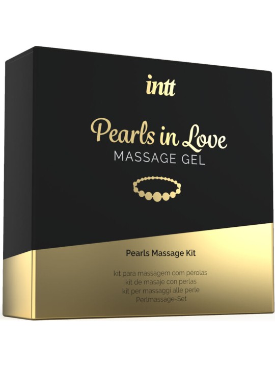 INTT MASSAGE ORAL SEX PEARLS IN LOVE CON COLLAR DE PERLAS Y GEL DE SILICONA