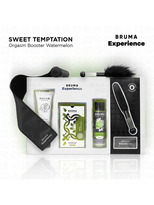 BRUMA XPERIENCE KIT TENTACION DULCE SANDIA CON POTENCIADOR DE ORGASMOS