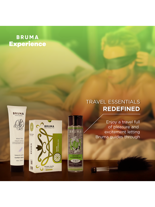 BRUMA XPERIENCE KIT TENTACION DULCE SANDIA VIBRO ORGASMICA