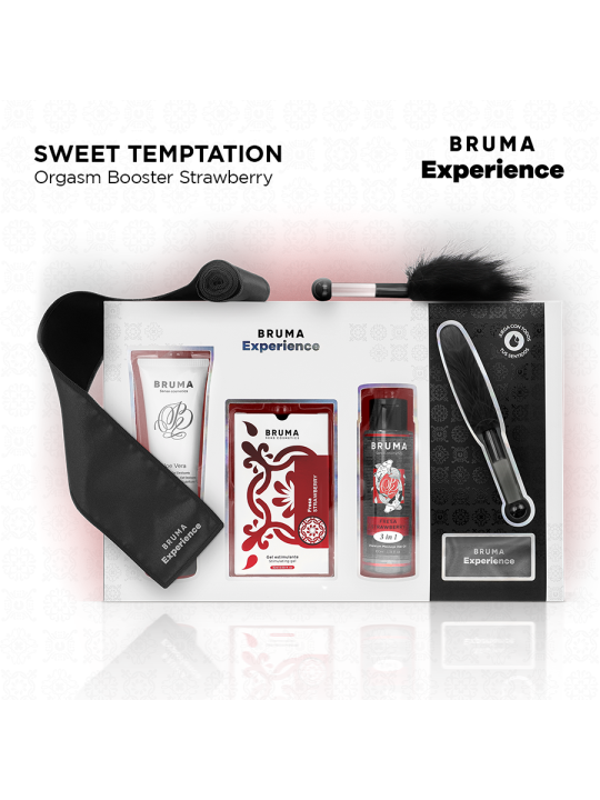 BRUMA XPERIENCE KIT TENTACION DULCE FRESA CON POTENCIADOR DE ORGASMOS