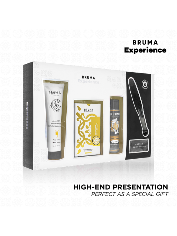 BRUMA XPERIENCE PACK TENTACION DULCE PINA COLADA CON POTENCIADOR DE ORGASMOS