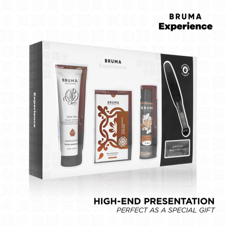BRUMA XPERIENCE KIT TENTACION DULCE TARTA AMERICANA CON POTENCIADOR DE ORGASMOS