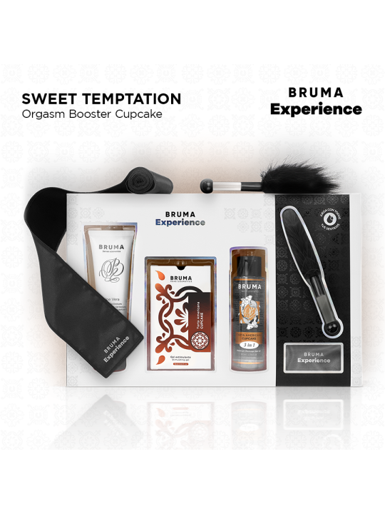 BRUMA XPERIENCE KIT TENTACION DULCE TARTA AMERICANA CON POTENCIADOR DE ORGASMOS