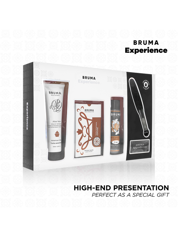 BRUMA XPERIENCE KIT TENTACION DULCE TARTA AMERICANA VIBRO ORGASMICA