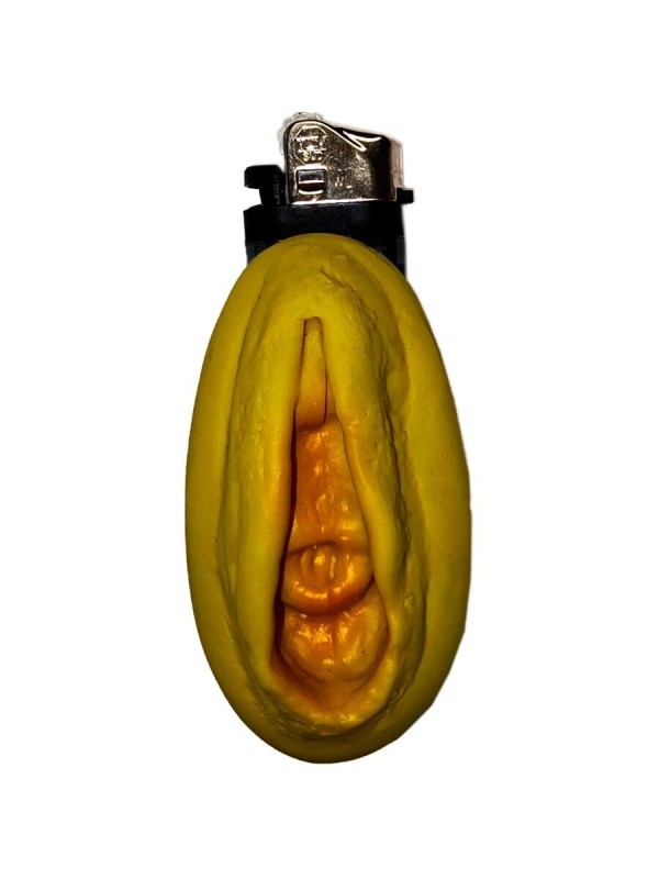 DIABLO PICANTE MECHERO VAGINA DORADO