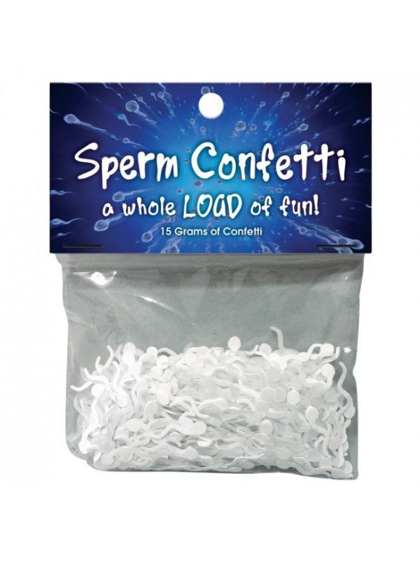 KHEPER GAMES CONFETI EN FORMA DE ESPERMA
