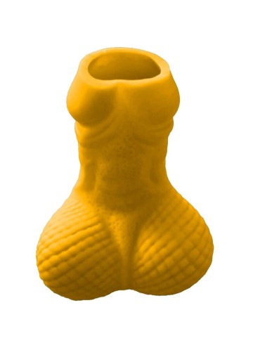 DIABLO PICANTE VASO DE CHUPITO PENE AMARILLO