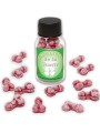 DIABLO PICANTE 12 CARAMELOS DE LA SUERTE FORMA PENE FRESA CEREZA