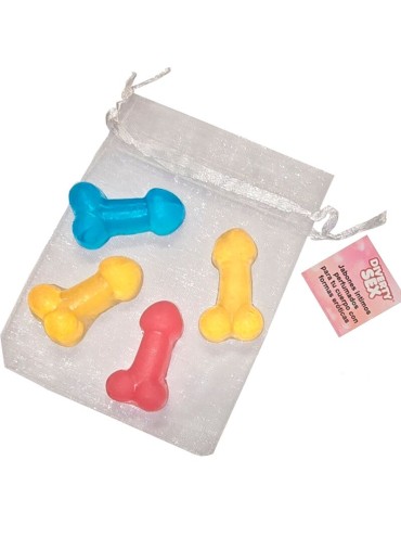 DIABLO PICANTE 4 MINI JABONES PERFUMADOS FORMA PENE