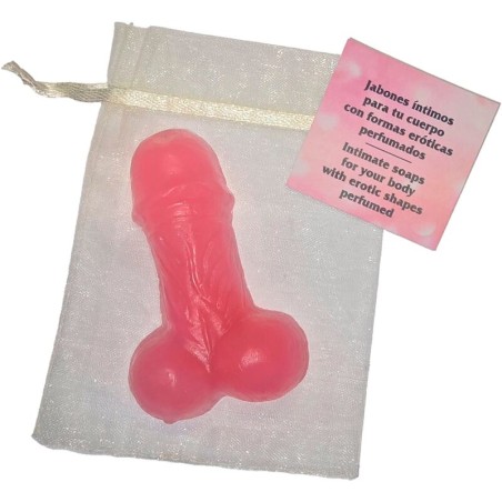 DIABLO PICANTE JABON PERFUMADO FORMA PENE ROSA