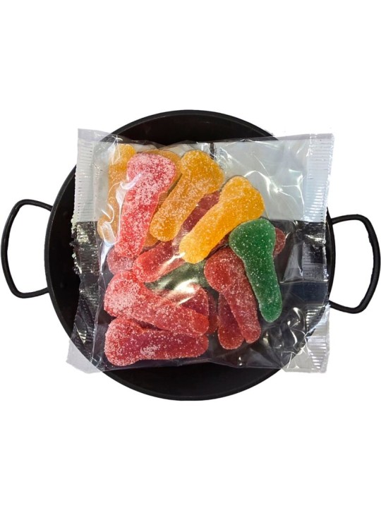 DIABLO PICANTE CARAMELOS CON AZUCAR MASTICABLES FORMA PENE DIFERENTES SABORES