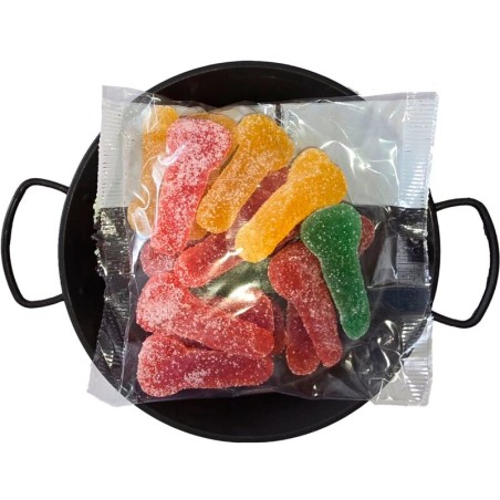 DIABLO PICANTE CARAMELOS CON AZUCAR MASTICABLES FORMA PENE DIFERENTES SABORES