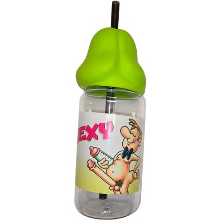 DIABLO PICANTE BIBERON FORMA PENE 360 ML VERDE