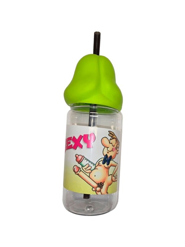 DIABLO PICANTE BIBERON FORMA PENE 360 ML VERDE