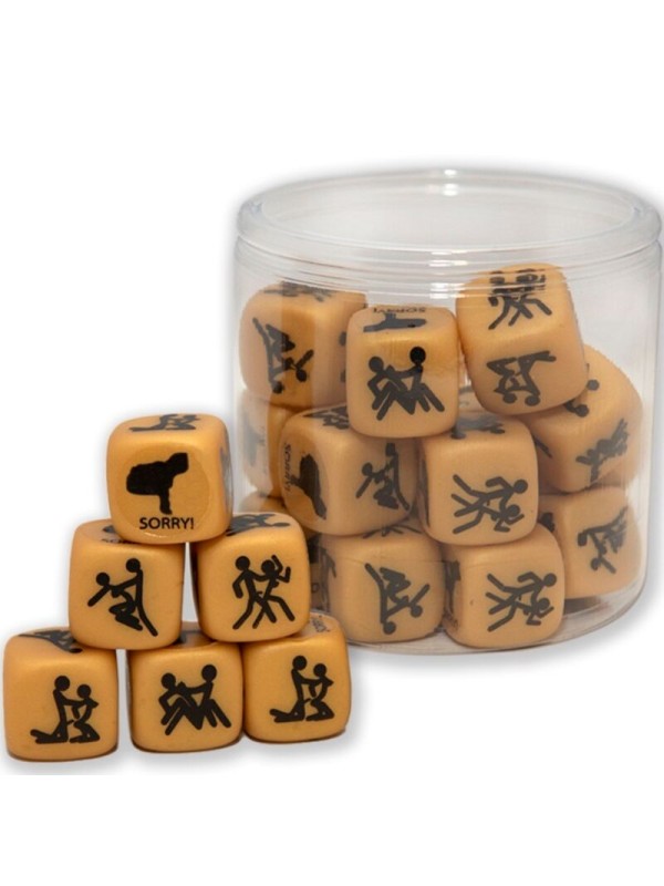 DIABLO PICANTE DADO DEL AMOR POSTURAS DORADO