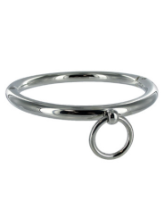 METAL HARD BDSM COLLAR CON ARGOLLA 10CM