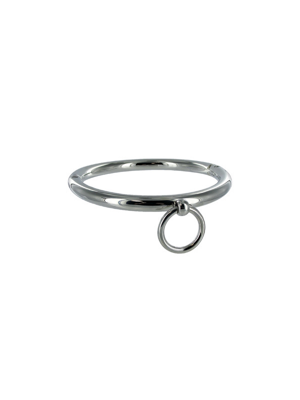 METAL HARD BDSM COLLAR CON ARGOLLA 10CM
