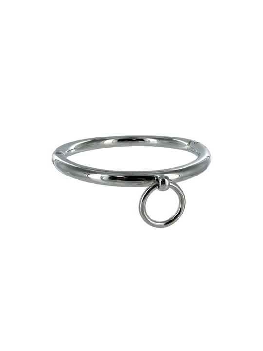 METAL HARD BDSM COLLAR CON ARGOLLA 18CM