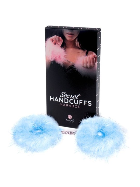 SECRETPLAY ESPOSAS AZUL MARABOU