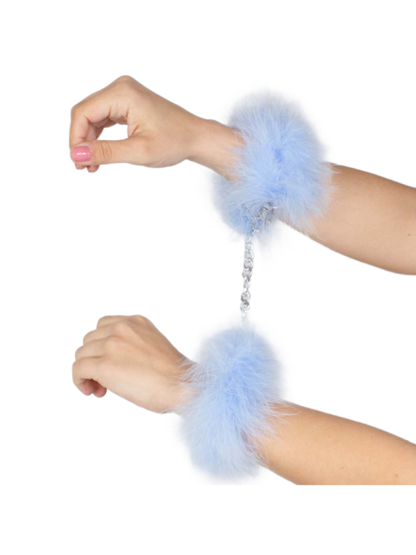 SECRETPLAY ESPOSAS AZUL MARABOU
