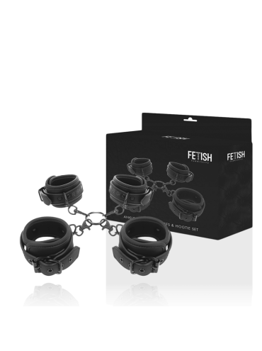 FETISH SUBMISSIVE SET ESPOSAS MANOS Y TOBILLOS CON FORRO DE NEOPRENO