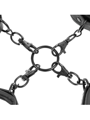 FETISH SUBMISSIVE SET ESPOSAS MANOS Y TOBILLOS CON FORRO DE NEOPRENO