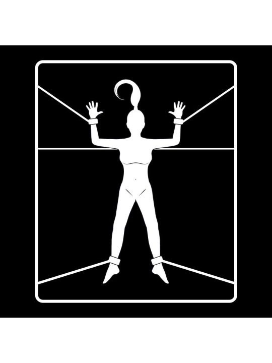 FETISH SUBMISSIVE SET DE ESPOSAS Y ATADURAS CON FORRO DE NEOPRENO