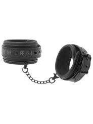 FETISH SUBMISSIVE ESPOSAS TOBILLOS CUERO VEGANO CON FORRO DE NEOPRENO