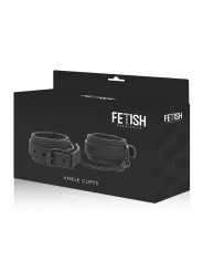 FETISH SUBMISSIVE ESPOSAS TOBILLOS CUERO VEGANO CON FORRO DE NEOPRENO