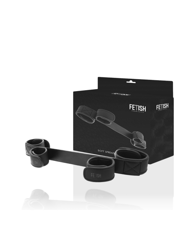 FETISH SUBMISSIVE BARRA SEPARADORA BONDAGE CON FORRO DE NEOPRENO