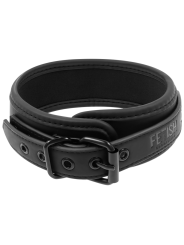FETISH SUBMISSIVE COLLAR CON CADENA CON FORRO DE NEOPRENO