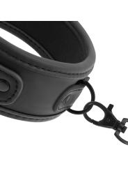 FETISH SUBMISSIVE COLLAR CON CADENA CON FORRO DE NEOPRENO