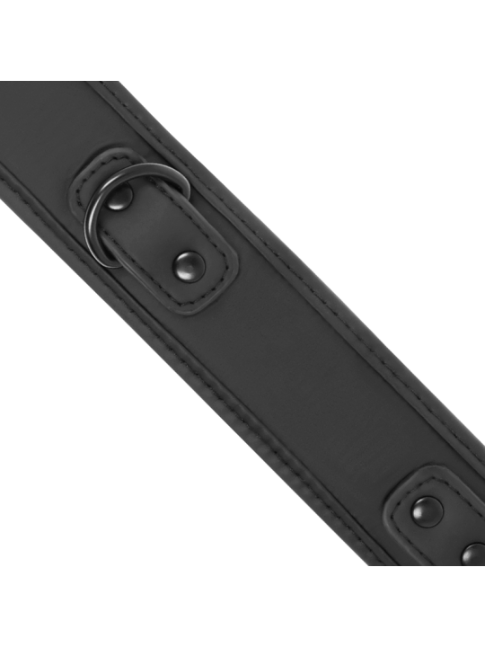 FETISH SUBMISSIVE COLLAR CON CADENA CON FORRO DE NEOPRENO