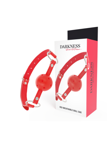 DARKNESS MORDAZA TRANSPIRABLE ROJO