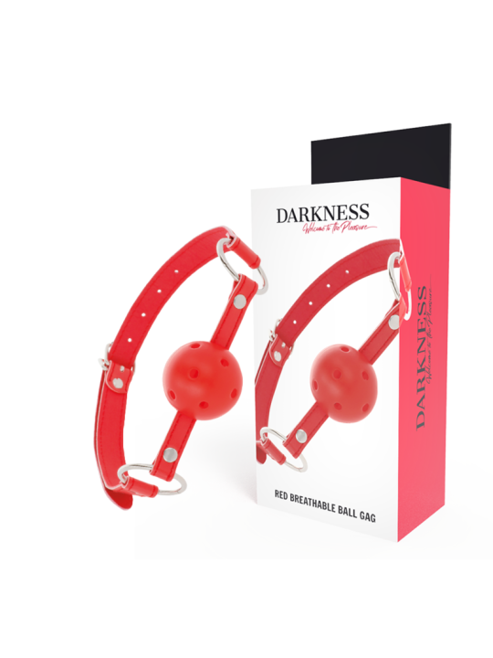 DARKNESS MORDAZA TRANSPIRABLE ROJO