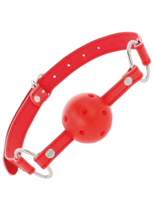 DARKNESS MORDAZA TRANSPIRABLE ROJO